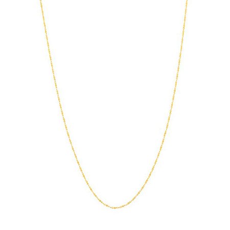 CORRENTE FINA FOLHEADO A OURO. MED 50CM ROMMANEL 530412