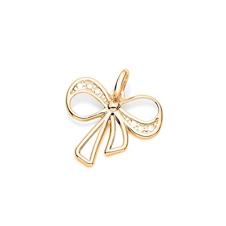 PINGENTE FOLHEADO A OURO LAÇO. MED 1,5CM ROMMANEL 541549