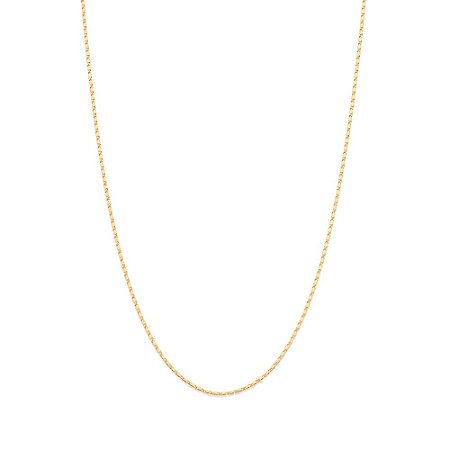CORRENTE FOLHEADO A OURO ELO BATIDO. MED 50CM ROMMANEL 532420