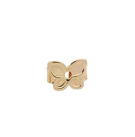 TARRAXA BORBOLETA FOLHEADO A OURO ROMMANEL 590035 UNIDADE