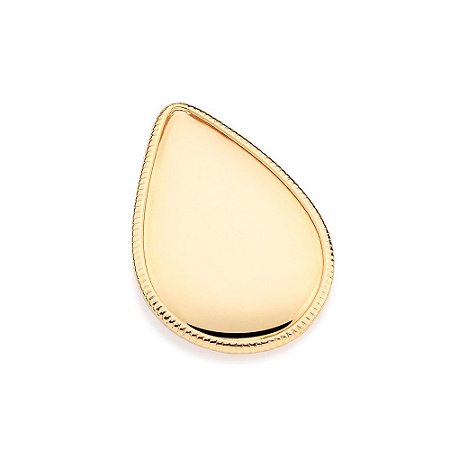 MAX PINGENTE GOTA LISO FOLHEADO A OURO. MED 4,7CM ROMMANEL 542725