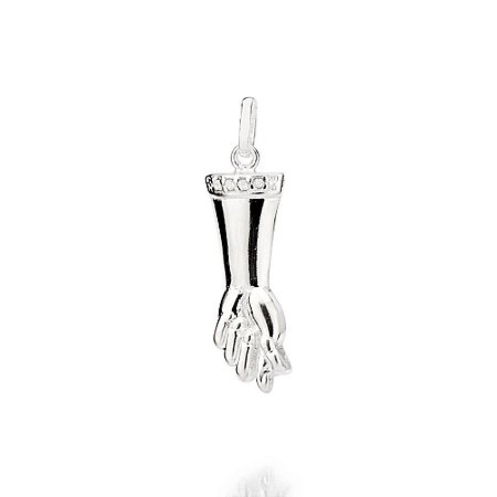 PINGENTE PRATA 925 FIGA COM ZIRCÔNIAS. MED 2CM ROMMANEL 840052