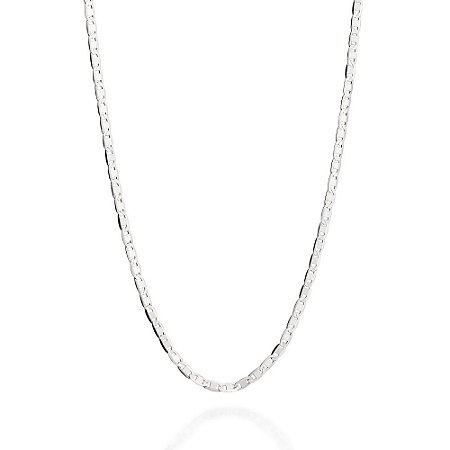CORRENTE PRATA 925 ELO PIASTRINE 60CM ROMMANEL 830068