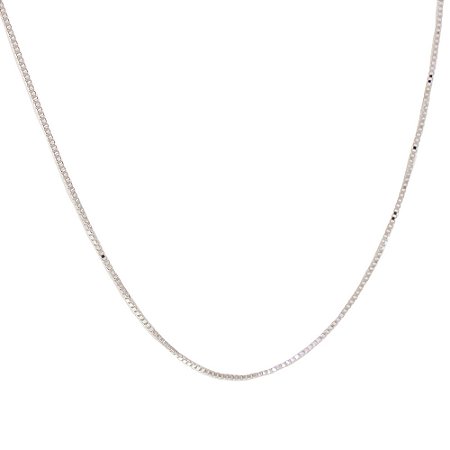 CORRENTE PRATA 925 FIO VENEZIANA 42CM ROMMANEL 830090