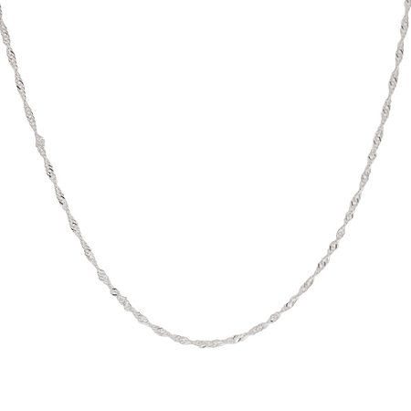 CORRENTE PRATA 925 FIO CINGAPURA 50CM ROMMANEL 830079