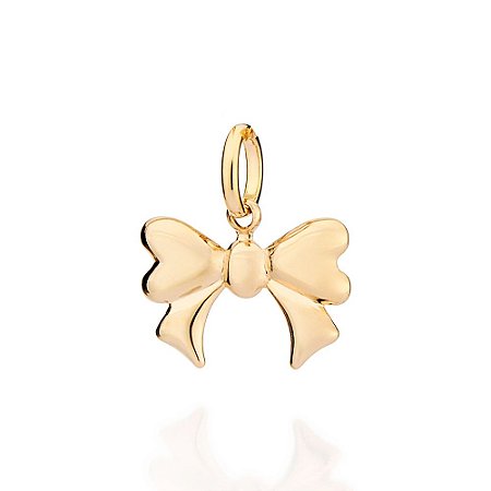 PINGENTE LAÇO FOLHEADO A OURO. MED 1,9CM ROMMANEL 542792