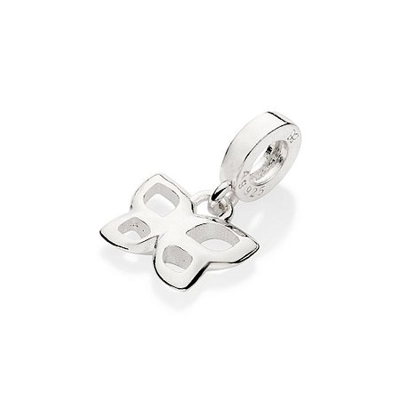 BERLOQUE PRATA 925 BORBOLETA VAZADA. MED 1,8CM ROMMANEL 840090