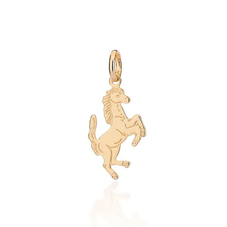 PINGENTE CAVALO FOLHEADO A OURO. MED 2,1CM ROMMANEL 542837