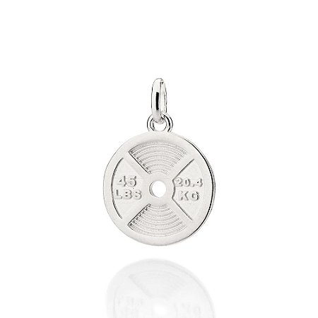 PINGENTE MASCULINO PRATA 925 ANILHA DE ACADEMIA. MED 2,7CM ROMMANEL 840132