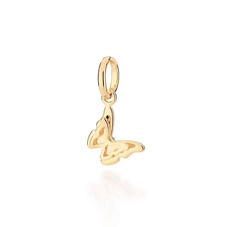 PINGENTE BORBOLETA FOLHEADO A OURO. MED 1,8CM ROMMANEL 542730