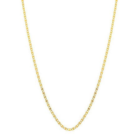 CORRENTE FOLHEADO A OURO FIO NAVETE. MED 45CM ROMMANEL 531126