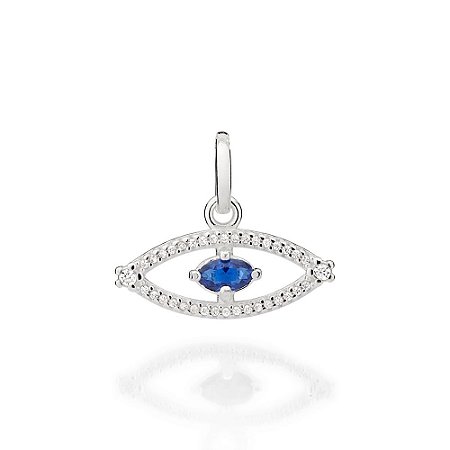 PINGENTE PRATA 925 OLHO GREGO COM ZIRCÔNIAS. MED 1,9CM ROMMANEL 840144