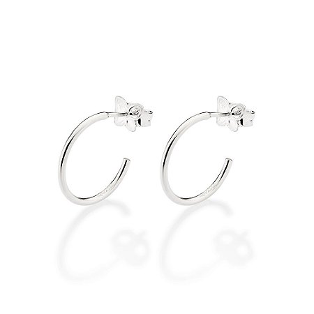 ARGOLA LISA PRATA 925. MED 1,5CM ROMMANEL 820217