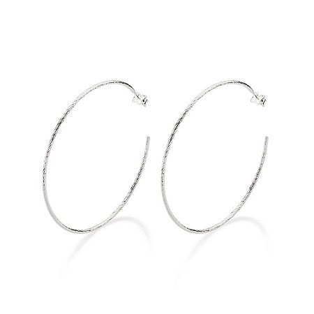 ARGOLA PRATA 925 ARO TORCIDO. MED 6,2CM ROMMANEL 820220