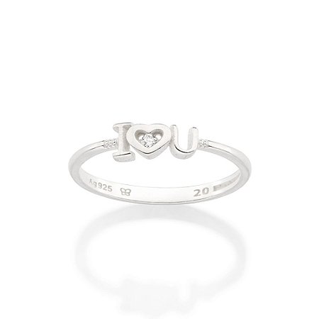 ANEL SKINNY I LOVE YOU PRATA 925 ROMMANEL 810310