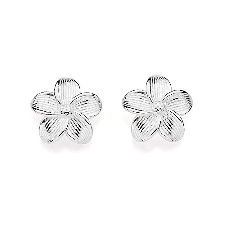 BRINCO PRATA 925 FLOR ABAULADA. MED 1,0CM ROMMANEL 820232