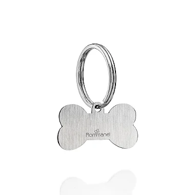 MEDALHA OSSO PET PERSONALIZÁVEL EM AÇO. MED 4,4CM ROMMANEL 270001