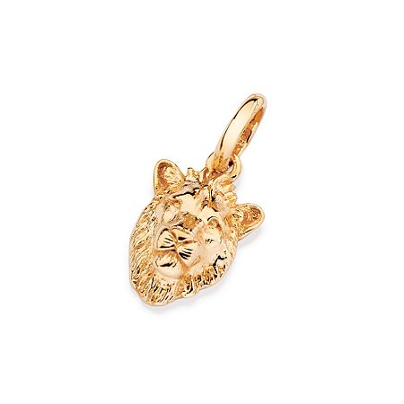 PINGENTE MUFASA 3D FOLHEADO A OURO. MED 2,40CM ROMMANEL 542907