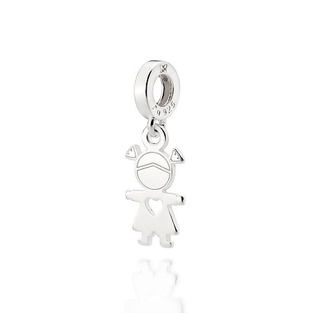 BERLOQUE MENINA PRATA 925. MED 2,4CM ROMMANEL 840148