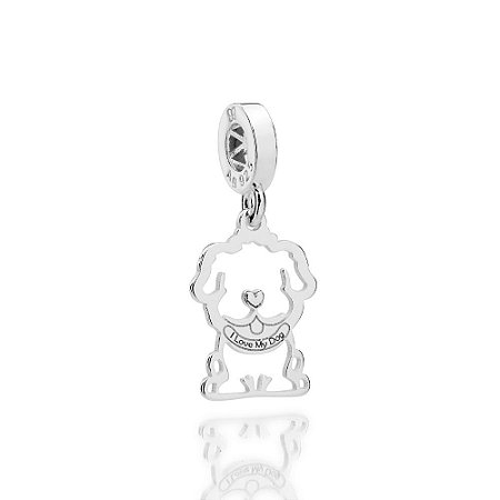 BERLOQUE CACHORRO VAZADO PRATA 925. MED 2,5CM ROMMANEL 840202