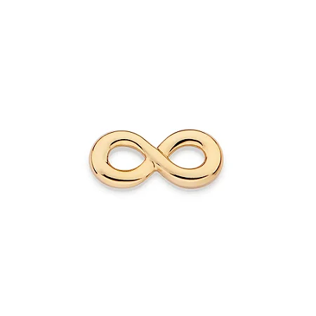 PINGENTE FLUTUANTE INFINITO FOLHEADO A OURO. MED 0,80CM ROMMANEL 542902