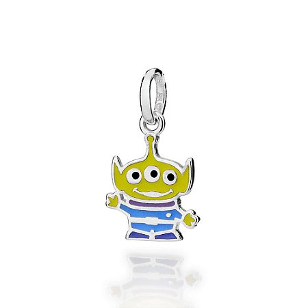 PINGENTE ALIEN PRATA 925 COM APLICAÇÃO DE RESINA. MED 2,2CM ROMMANEL 840215
