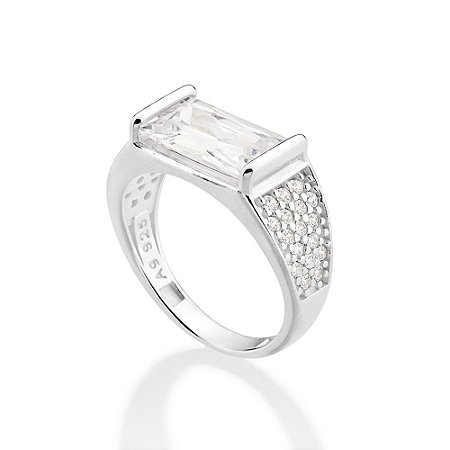 ANEL PRATA 925 COM ZIRCÔNIAS ROMMANEL 810351
