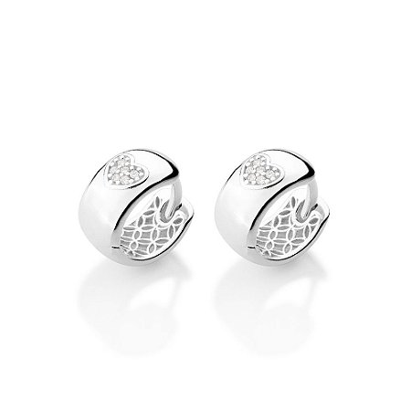 ARGOLA PRATA 925 COM ZIRCÔNIAS. MED 1,20CM ROMMANEL 820260