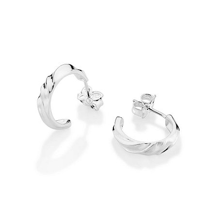 ARGOLA PRATA 925 ARO TORCIDO. MED 1,6CM ROMMANEL 820264
