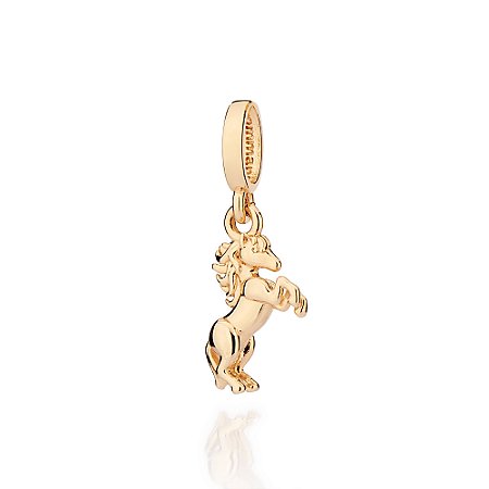 PINGENTE CAVALO FOLHEADO A OURO. MED 2,40CM ROMMANEL 542949
