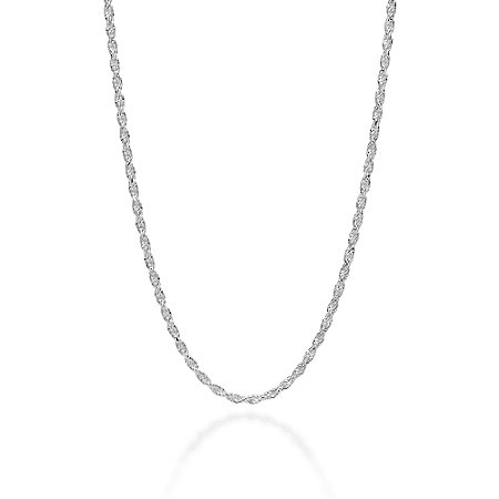 CORRENTE PRATA 925 FIO BAIANO. MED 42CM ROMMANEL 830125