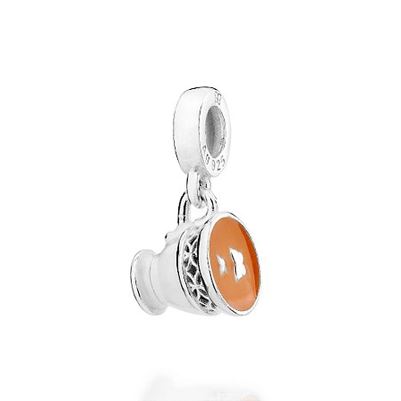 BERLOQUE PRATA 925 XÍCARA DE CAPPUCCINO COM RESINA. MED 1,9CM ROMMANEL 840270
