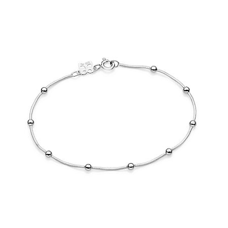 PULSEIRA BOLAS PRATA 925. MED 19CM ROMMANEL 850108