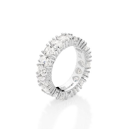 ANEL APARADOR PRATA 925 COM ZIRCÔNIAS ROMMANEL 810382