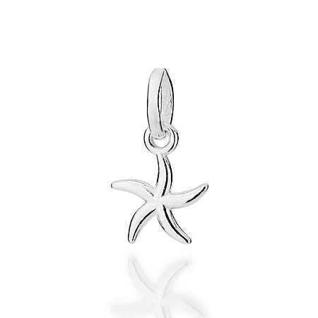 PINGENTE ESTRELA DO MAR PRATA 925. MED 1,3CM ROMMANEL 840307