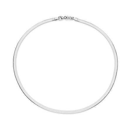 GARGANTILHA PRATA 925 RABO DE RATO. MED 40CM ROMMANEL 830152