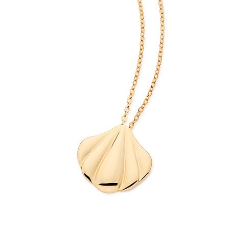 GARGANTILHA FOLHEADO A OURO CONCHA. MED 50CM ROMMANEL 532644