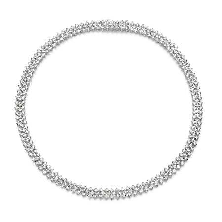 GARGANTILHA RIVIERA PRATA 925 COM ZIRCÔNIAS. MED 40CM ROMMANEL ATELIER 830154