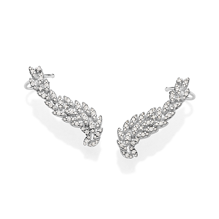 EAR CUFF PRATA 925 ASAS COM ZIRCÔNIAS. MED 3,7CM ROMMANEL 820317