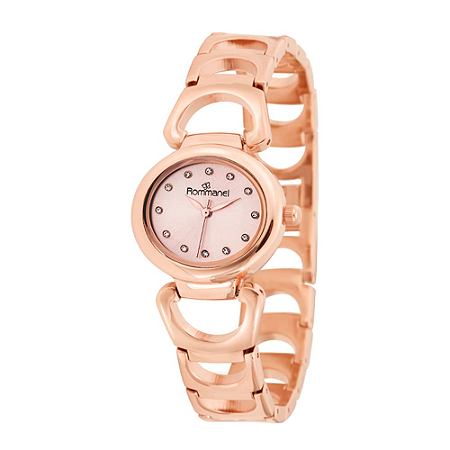 RELÓGIO ANALÓGICO SOCIAL ROSE ROMMANEL 650194