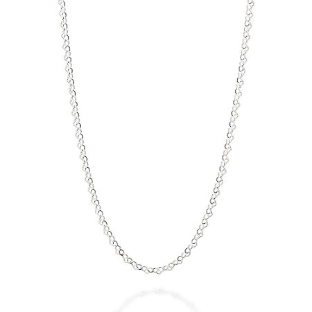GARGANTILHA PRATA 925 CORAÇÃO INFINITO 50CM ROMMANEL 830077