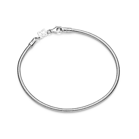 PULSEIRA PARA BERLOQUES FIO RABO DE RATO PRATA 925. MED 17CM ROMMANEL 850098