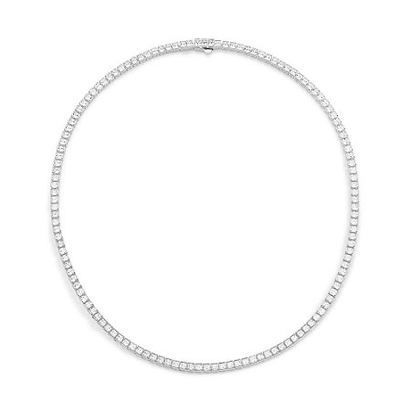 GARGANTILHA MASCULINA RIVIERA PRATA 925 COM ZIRCÔNIAS. MED 50CM ROMMANEL 830168