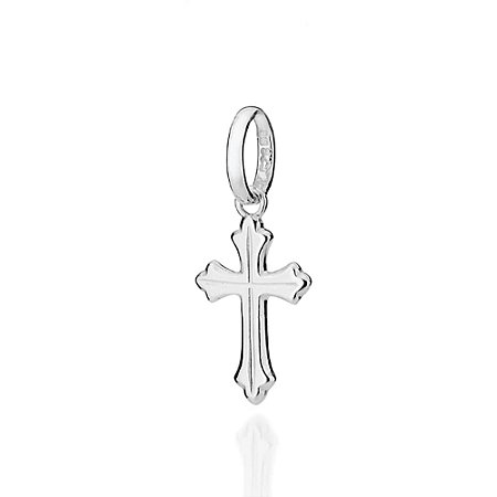 PINGENTE MASCULINO PRATA 925 CRUZ COM FRISOS. MED 2,2CM ROMMANEL 840346