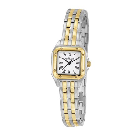 RELÓGIO ANALÓGICO SOCIAL MISTO PRATA COM DOURADO ROMMANEL 650163