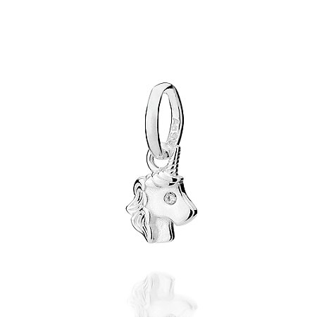 PINGENTE PRATA 925 UNICÓRNIO COM ZIRCÔNIA. MED 1,5CM ROMMANEL 840324