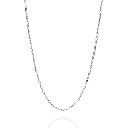 CORDÃO AÇO 316L ELO CADEADO BATIDO. MED 50CM ROMMANEL 230135