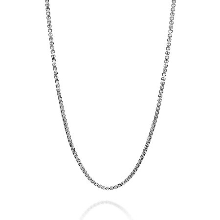 CORDÃO AÇO 316L ELO CADEADO. MED 50CM ROMMANEL 230136