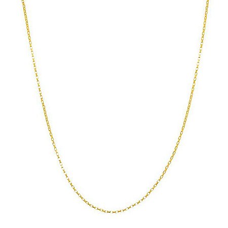 CORRENTE FOLHEADO A OURO FIO CARTIER. MED 42CM ROMMANEL 530714