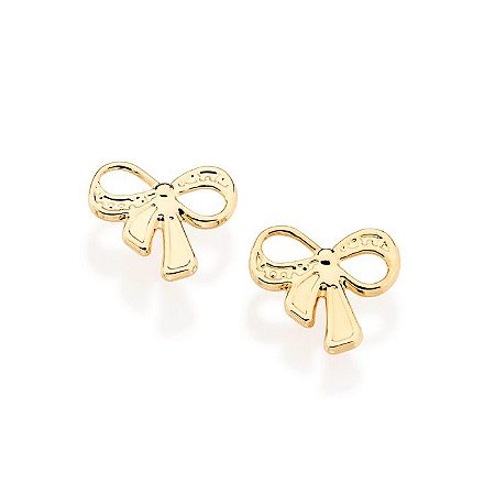 BRINCO INFANTIL FOLHEADO A OURO LAÇO. MED 0,9CM ROMMANEL 524635